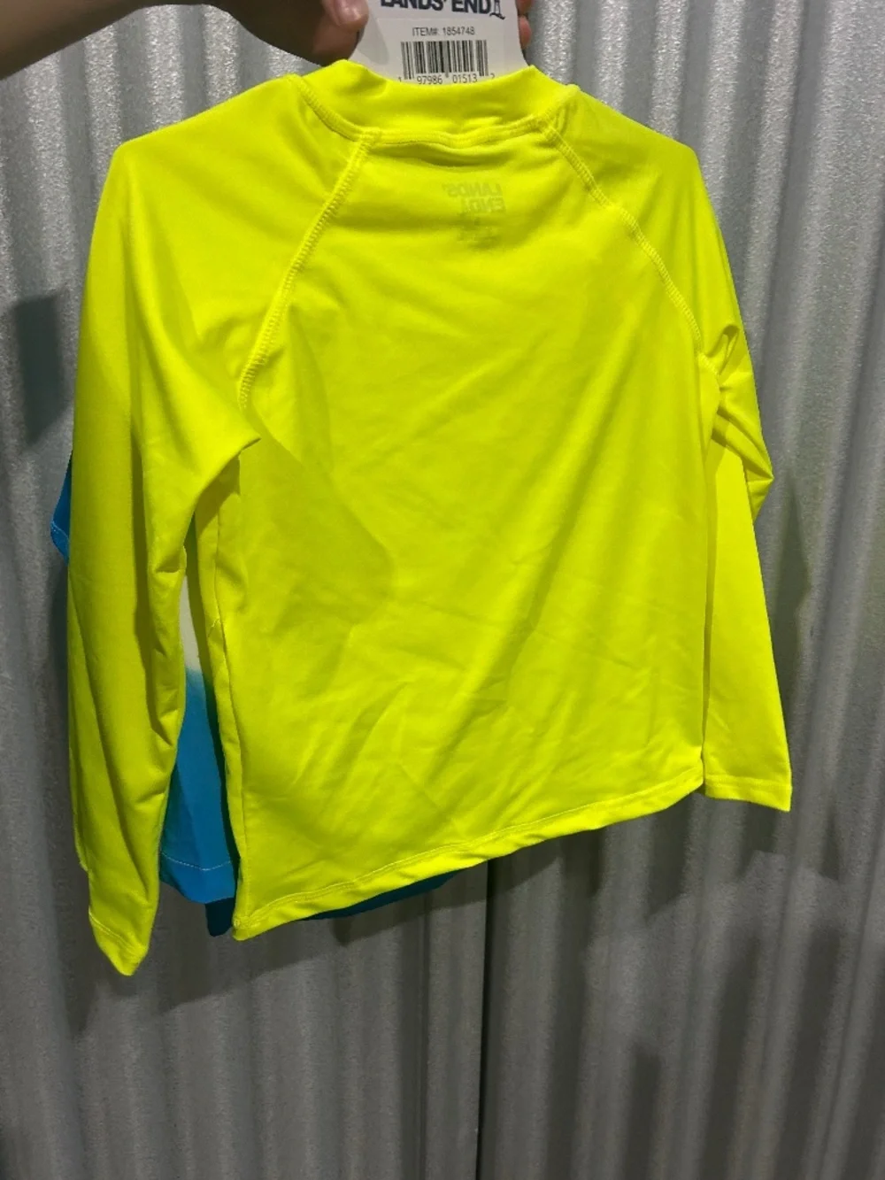 Lands' End Boys 3-Piece Swim Set Surfboard Rash Guard Shorts Size 5 NWT